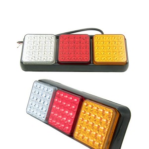 LED 3구 테일 램프/ E4인증 /2개 1세트