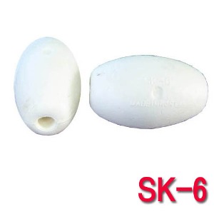 마커부이(백색,SK-6) -국산 (EVA 재질 / 가로150mm 세로 95mm) 보트보호용 어망부표 플로트